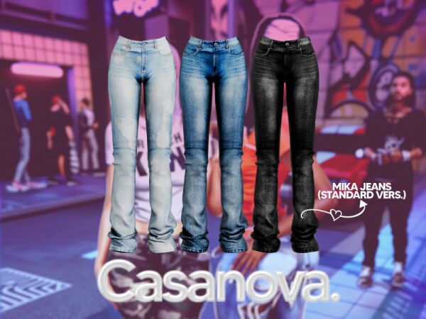 Casanova – Mika Jeans – Standard Version Sims 4 CC