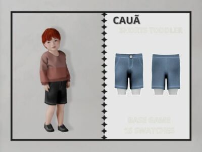 Cauã – Toddler Shorts Sims 4 CC