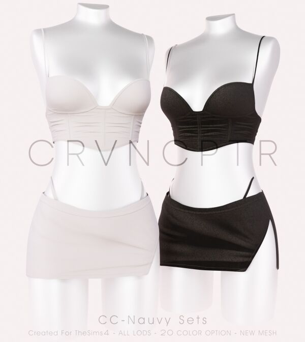 CC-Nauvy Sets: Original Mesh Collection Sims 4 CC