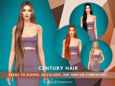 Century Hair Sims 4 CC