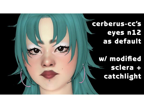 Cerberus Eyes: Unique Eye Designs Sims 4 CC