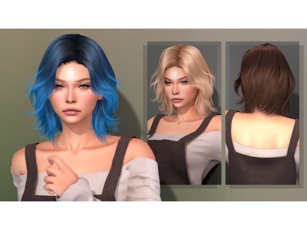 Chainreaction Hairstyle by Newsea Sims 4 CC