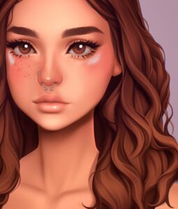 Cheek Highlighter by Jellypaws Sims 4 CC