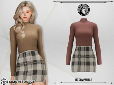 Chloe Dress By Forlima Sims 4 CC