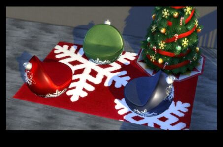 Christmas Ball Seat: A Festive Delight Sims 4 CC