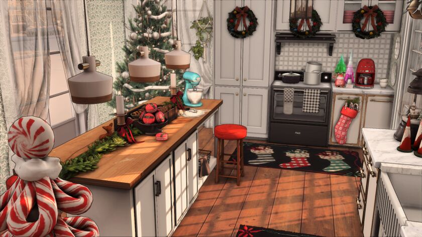 Christmas Kitchen 🎅🏽 Sims 4 CC