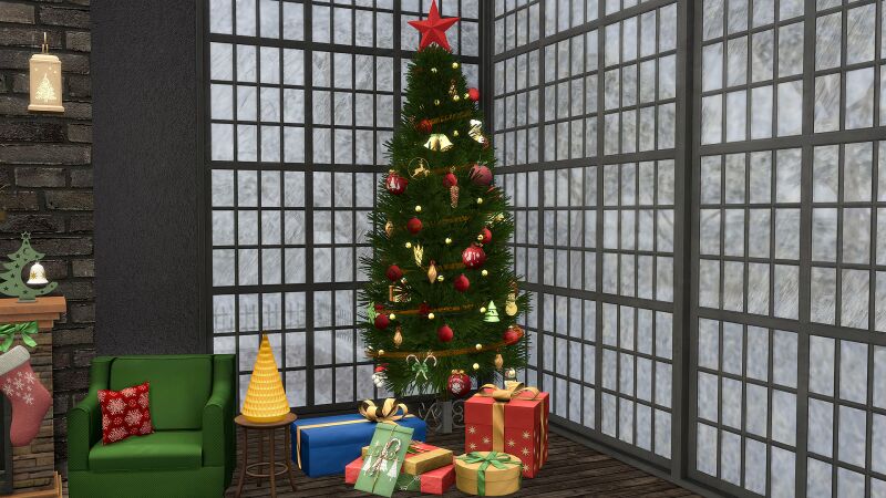 sims 4 cc christmas tree accessories set 3