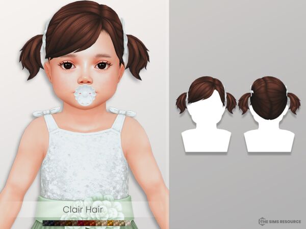 Adorable Clair Hair for Toddlers Sims 4 CC