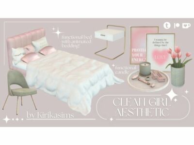 Clean Girl Aesthetic Set Sims 4 CC