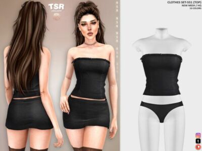 Clothes SET-551 (TOP) BD1422 by Busra-Tr Sims 4 CC