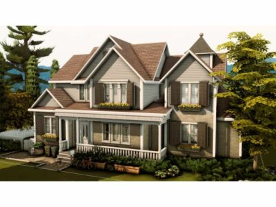 Stunning Copperdale Family House Design Sims 4 CC