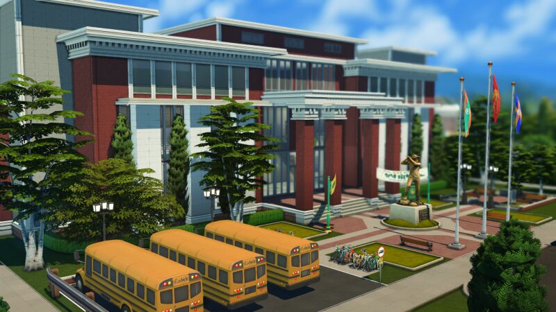 sims 4 cc copperdale high by plumbobkingdom 2