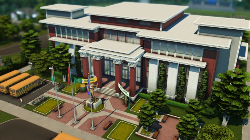 sims 4 cc copperdale high by plumbobkingdom 3