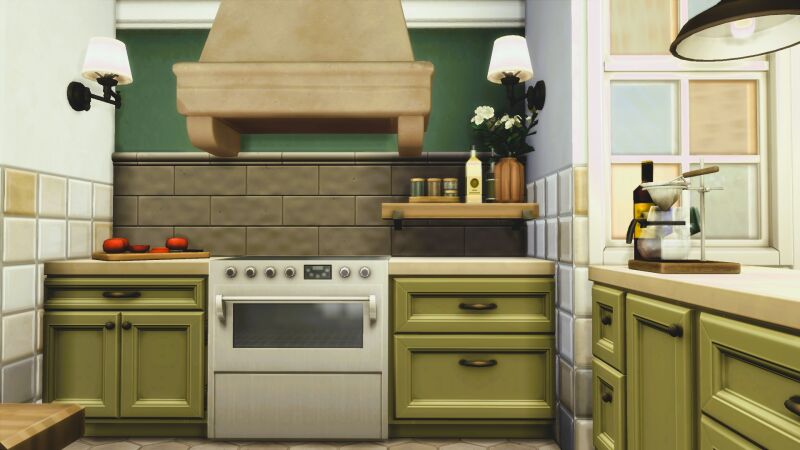 sims 4 cc country cottage kitchen by s0yalikejazz 3