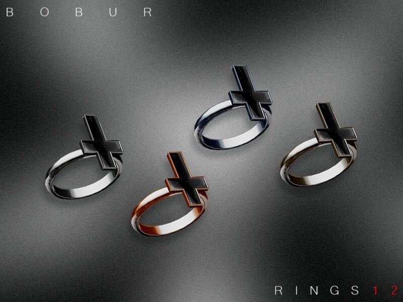 sims 4 cc cross rings 2