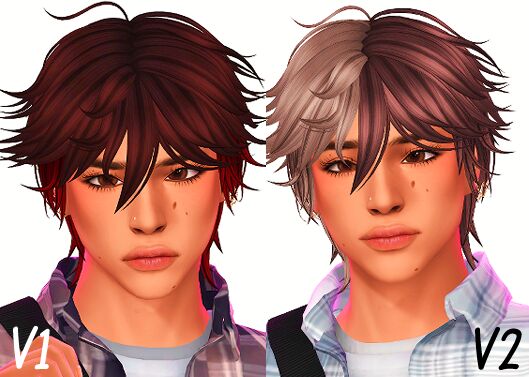 sims 4 cc daniel hair by peachibunnii 3