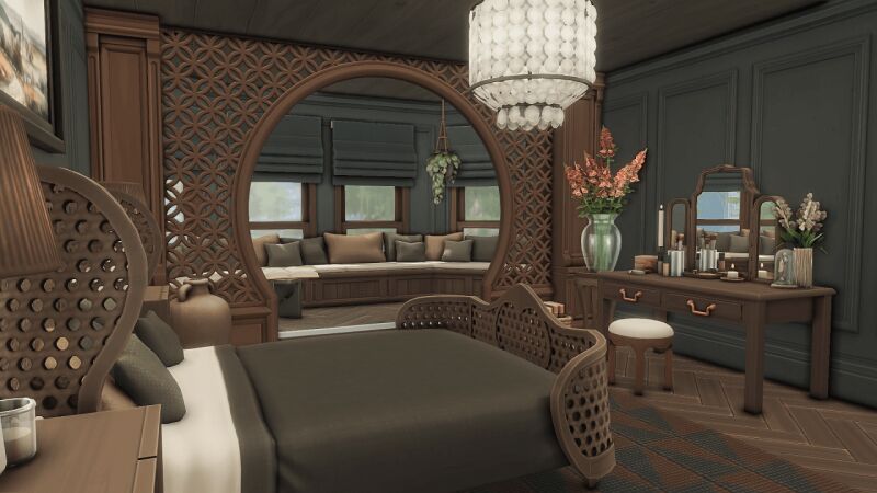 sims 4 cc dark meadows bedroom by bojanasimsyt 2