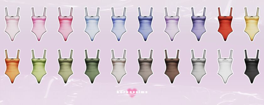 sims 4 cc delicate bodysuit new mesh 20 swatches all 2