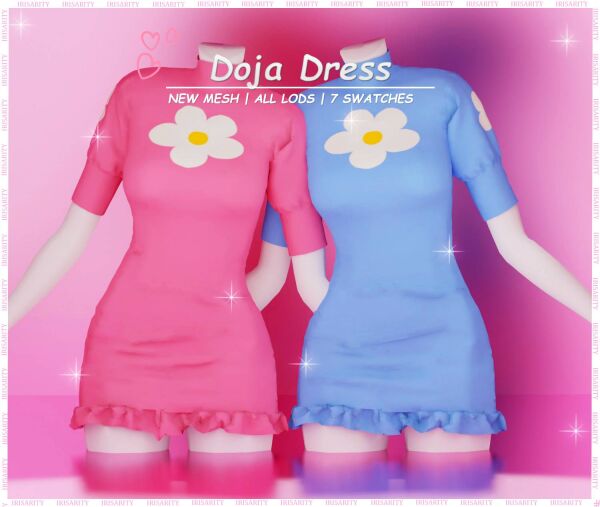 Doja Dress ♡ By Irisarity Sims 4 CC