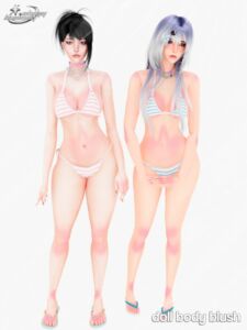 Doll Body Blush Sims 4 CC