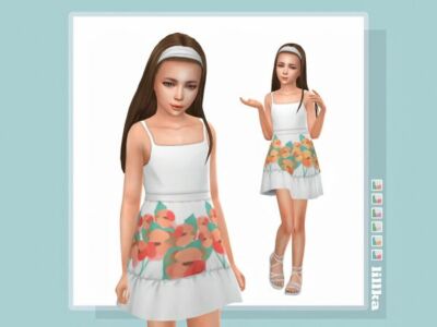 Elena Dress By Lillka Sims 4 CC