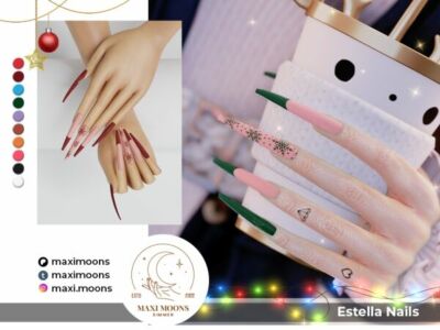 Estella Nails Sims 4 CC