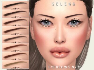 Stylish Eyebrows N278 by Seleng Sims 4 CC