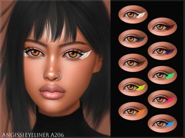 Eyeliner A206 By Angissi Sims 4 CC