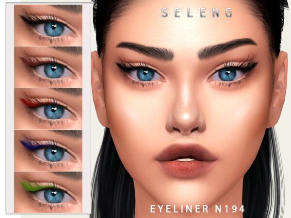 Stylish Eyeliner N194 for The Sims Sims 4 CC