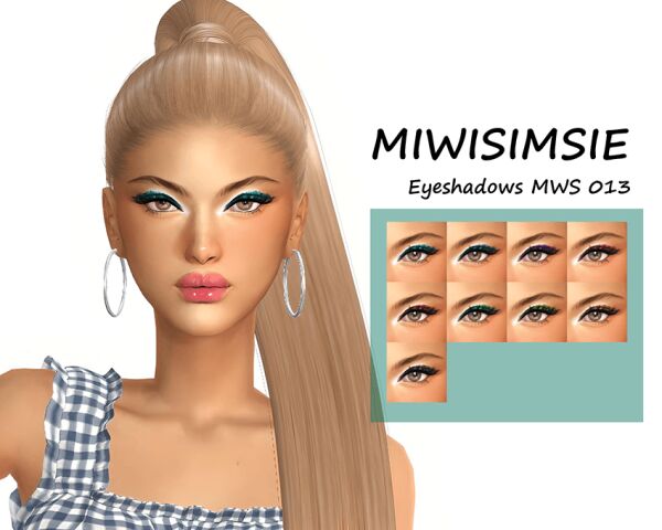 Stunning Eyeshadows MWS 013 by Miwisimsie Sims 4 CC