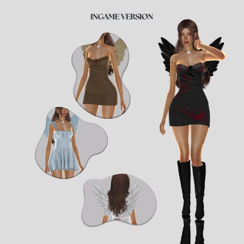 sims 4 cc fallen angels clothing set 4