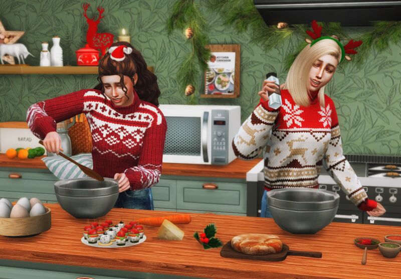 sims 4 cc festive appetizers mix of canapes by somik severinka 2