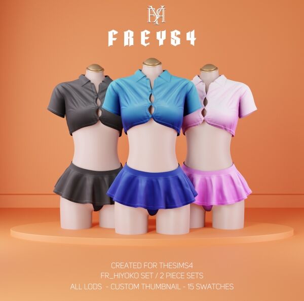 FR_Hiyoko Set Sims 4 CC