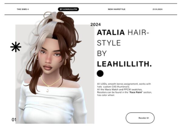 sims 4 cc galinda hairstyle by leahlillith 3