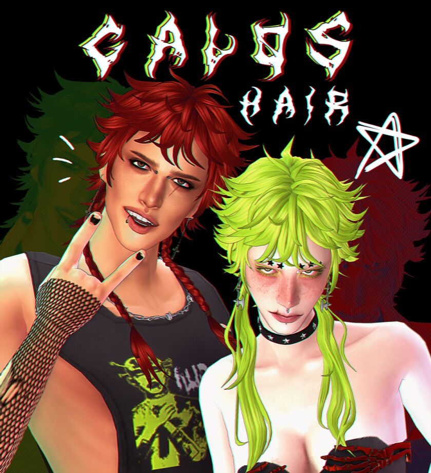 ✩ Galos Hair ✩ Sims 4 CC