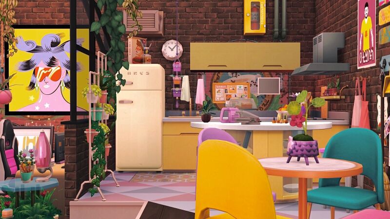 sims 4 cc gamer studio apartment no cc by nolanasims 2