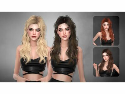 Stylish Gingerale Hairstyle by Newsea Sims 4 CC