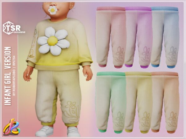 Stylish Infant Girl Pants Sims 4 CC