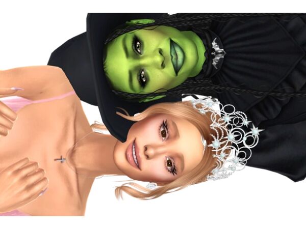 Glinda & Elphaba by Simmierena Sims 4 CC