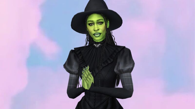 sims 4 cc glindaelphaba by simmierena 4