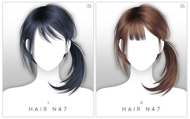 sims 4 cc hair n47 1 2 by jinosims 2