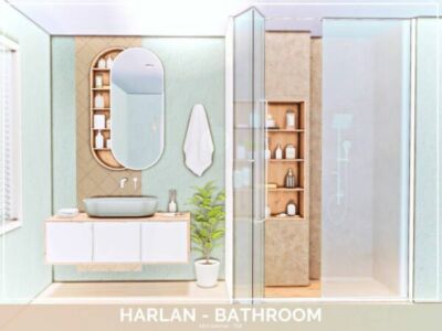 Harlan Bathroom – A Stunning Design by Mini_Simmer Sims 4 CC