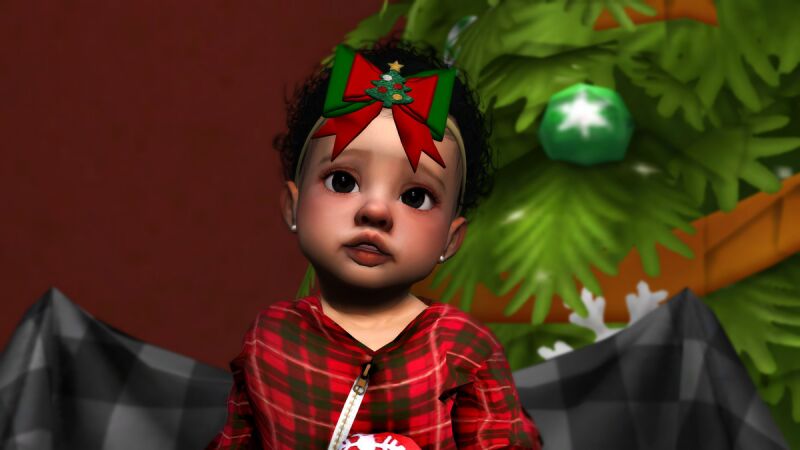 sims 4 cc headband christmas 2024 infant annabibi 2