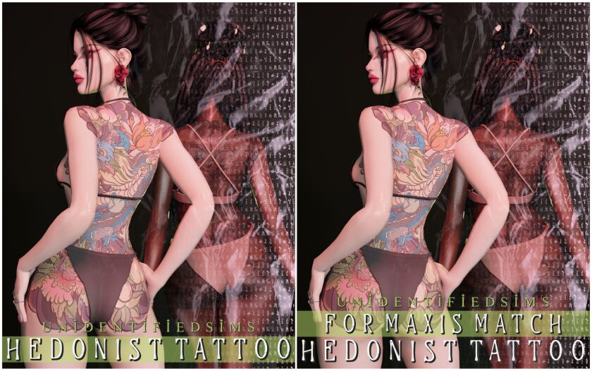 sims 4 cc hedonist tattoo free 2 colours 5 shades 5