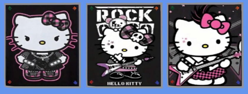 Hello Kitty Rock Band Posters Sims 4 CC