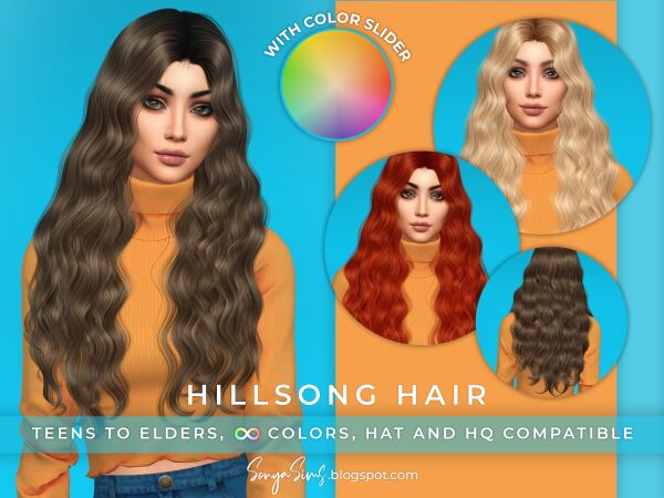 Hillsong Hair – Perfect for Your Sims Sims 4 CC