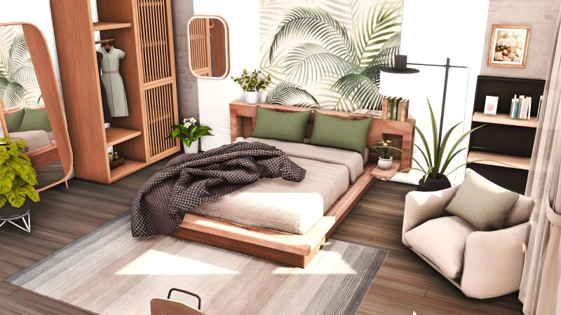 sims 4 cc hiluna bedroom by miwisimsie 2