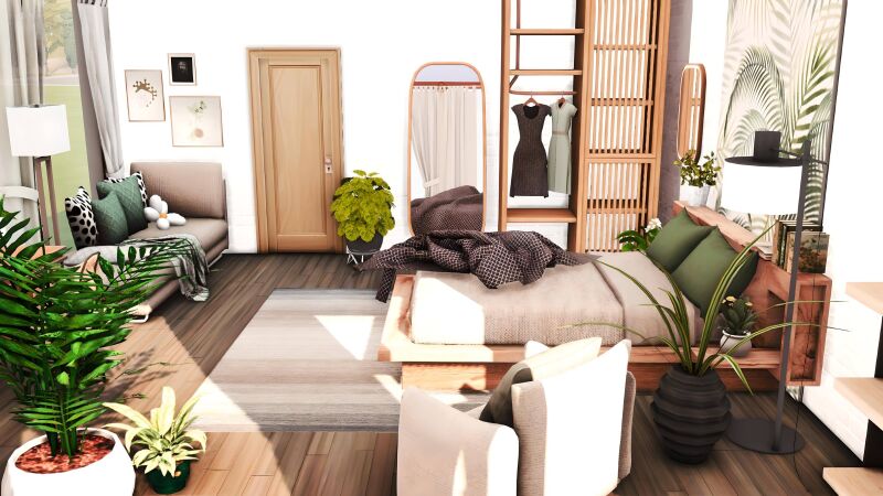 sims 4 cc hiluna bedroom by miwisimsie 3