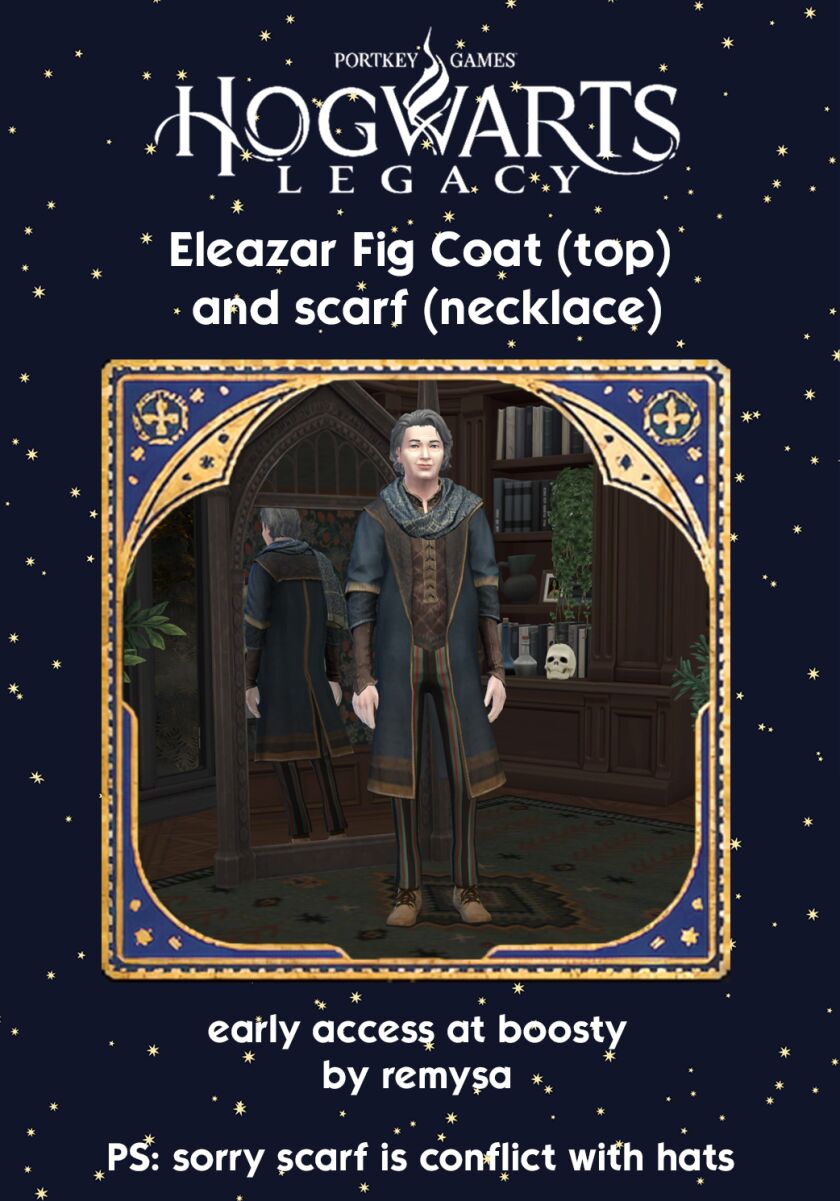 Hogwarts Legacy Clothes Preview Sims 4 CC