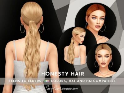 Honesty Hair Sims 4 CC